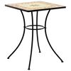 vidaXL Bistro mizica z mozaikom terakota 60x60x74 cm keramika