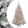 vidaXL Umjetno božično drevo z okrasnimi kroglami 180 cm 300 LED