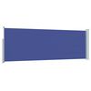 vidaXL Zložljiva stranska tenda za teraso 100x300 cm modra