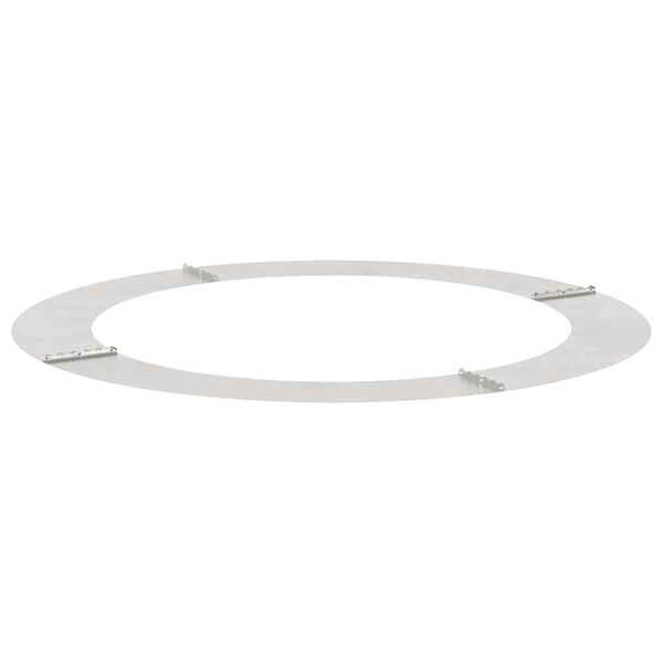 vidaXL primeren za ravni obroč drevesa srebrna &Oslash;90 / 120 cm
