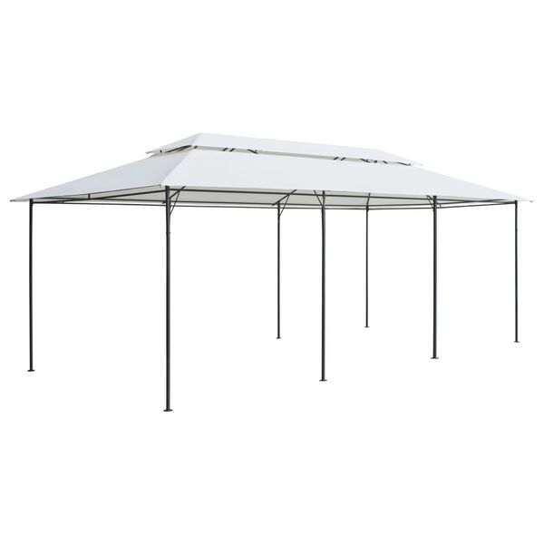vidaXL Paviljon 600x298x270 cm bel 180g/m²