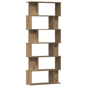 vidaXL Knjižna omara artisan hrast 80x24x192 cm inženirski les
