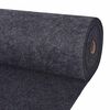 vidaXL Preproga Antracit 1,2 x 10 m Poliester