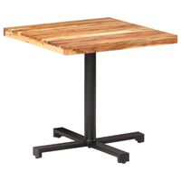 vidaXL Bistro mizica kvadratna 80x80x75 cm trden akacijev les