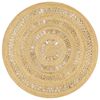 vidaXL Preproga iz ročno pletene jute 120 cm