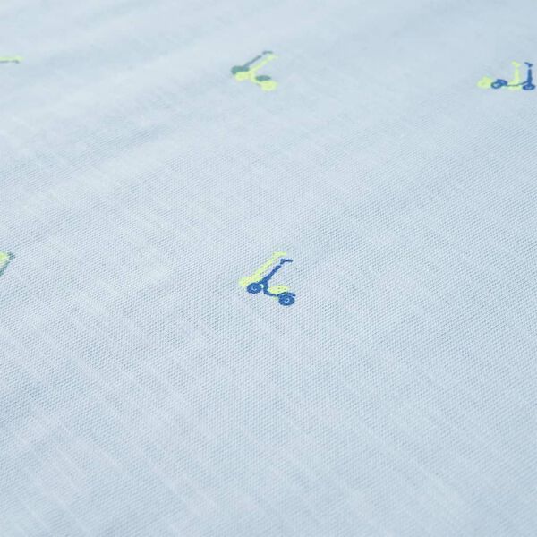 Otro&scaron;ka majica s kratkimi rokavi svetlo modra 104