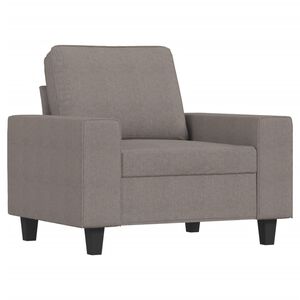 vidaXL Fotelj taupe 60 cm blago