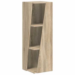vidaXL Stranski polic 33 x 32 x 100,5 cm Inženirski les Sonoma hrast