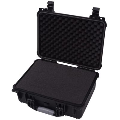 vidaXL Zaščitni kovček črne barve 40,6x33x17,4 cm