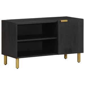 vidaXL TV omarica črna 80x33x46 cm iz umetnega lesa