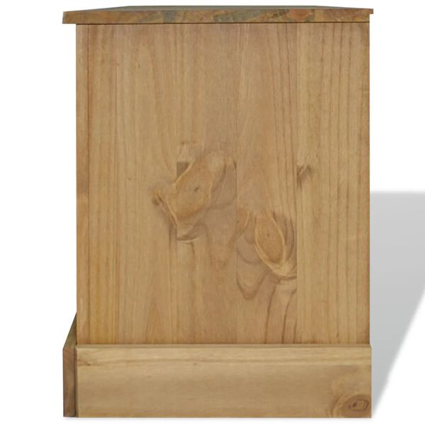 vidaXL TV omarica mehiška borovina Corona Range 120x40x52 cm