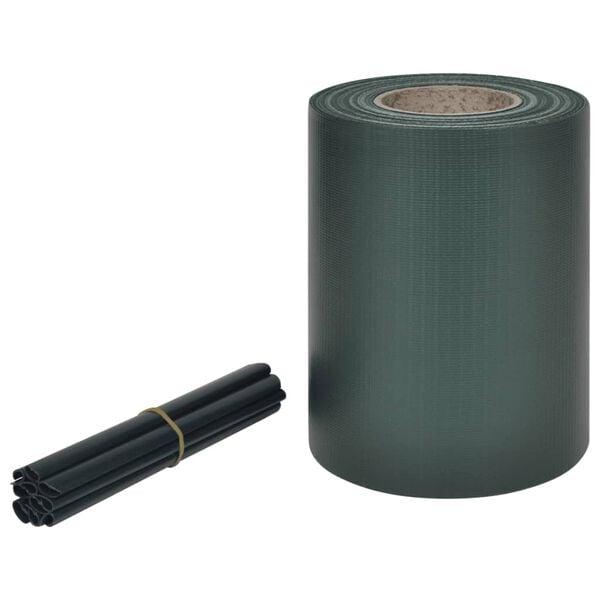 vidaXL Vrtno platno PVC 70x0,19 m zeleno