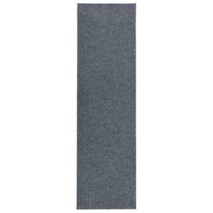 vidaXL Tepih tekač 100x400 cm siv