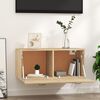 vidaXL Stenska omarica sonoma hrast 80x35x36,5 cm konstruiran les