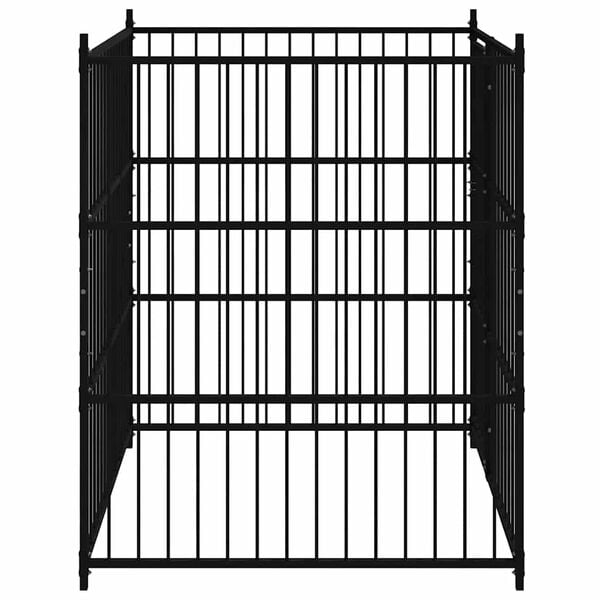 vidaXL Zunanji pasji boks 150x150x185 cm