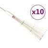 vidaXL Zunanje novoletne lučke 10 kosov večbarvne 20 cm 1400 LED