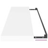 vidaXL Stenska polica bela 90x23,5x3,8 cm MDF