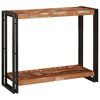 vidaXL Konzolna miza večbarvno 90 x 33 x 75 cm Trdna obnovljena les