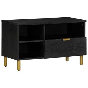 vidaXL TV omarica črna 80x33x46 cm iz umetnega lesa