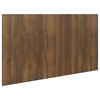 vidaXL Posteljno vzglavje rjava hrast 160x1,5x80 cm konstruiran les