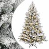 vidaXL Umetno Zložljivo Božično Drevo 150 cm 150 LED Toplo bela