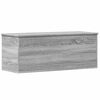 vidaXL &Scaron;katla za shranjevanje siva sonoma 90x35x35 cm inženirski les