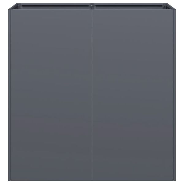 vidaXL Sadilnik Antracit 80x40x80 cm Hladno valjano jeklo