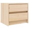 vidaXL Nočna omarica 40x31x35,5 cm trdna borovina