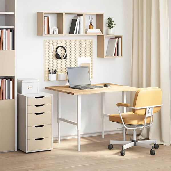 vidaXL Mizna plo&scaron;ča neobdelan 100x80x2,5 cm trdna hrastovina