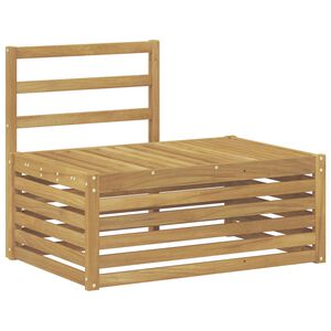 vidaXL Zunanja garnitura za sedenje Bela 91 x 63 x 73 cm