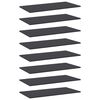 vidaXL Dodatne police za omaro 8 kosov sive 80x40x1,5 cm iverna pl.