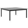 vidaXL Klubska miza Siva Sonoma 100 x 100 x 45 cm Inženirski les