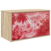 vidaXL Stenska TV omarica AACHEN 69 x 33 x 40 cm Sonoma hrast