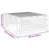 vidaXL Vrtna miza 68x68x30 cm trden akacijev les