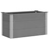 vidaXL Visoka greda WPC 100x50x54 cm siva