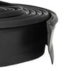 vidaXL Tesnilo garažnih vrat Črna 52 x 2 mm 5,5 m PVC