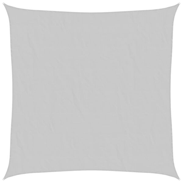 vidaXL Senčno jadro svetlo sivo 7x7 m 100 % poliester oxford