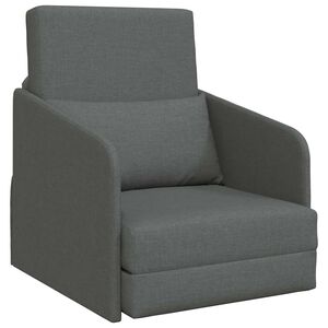 vidaXL Sofa postelja Temno siva 65 x 80 x 83 cm blago