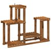 vidaXL Stojalo za rastline Naravna 90 x 25 x 73 cm Masiven les akacije