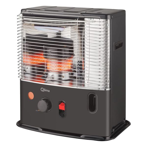 Qlima Petrolejska peč R 4224S TC-2 črn 4,2 L nerjaveče jeklo
