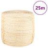 vidaXL Vrv iz 100 % sisala 8 mm 25 m