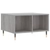 vidaXL Klubska mizica siva sonoma 60x50x36,5 cm inženirski les
