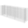 vidaXL Visoka greda gabion pocinkano jeklo 270x50x100 cm