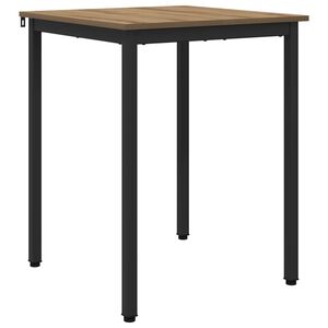 vidaXL Jedilne mize 60 x 60 x 75 cm Inženirski les Artisan hrast