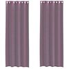vidaXL Voile zavese z vponkami 2 kosa vijolična 140x300 cm