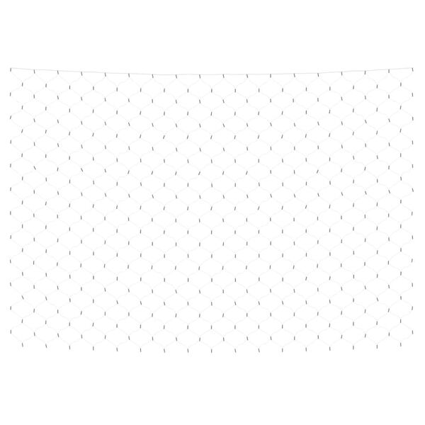 vidaXL Novoletna svetlobna mreža toplo bela 3x3 m 306 LED lučk