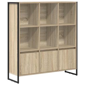 vidaXL Knjigovni omar 99,5 x 30 x 108 cm Inženirski les Sonoma
