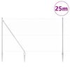 vidaXL Steber ograje. srebrna 25 x 1,5 m (25 mm mreža) Jeklo