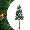 vidaXL Ožja jelka Zelena 150 cm PVC in trden bor