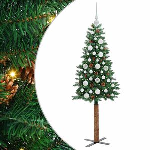 vidaXL Ožja jelka Zelena 150 cm PVC in trden bor